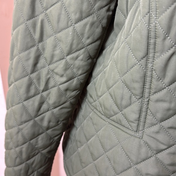 Ann Taylor Army Green Quilted Jacket - Picture 10 of 10